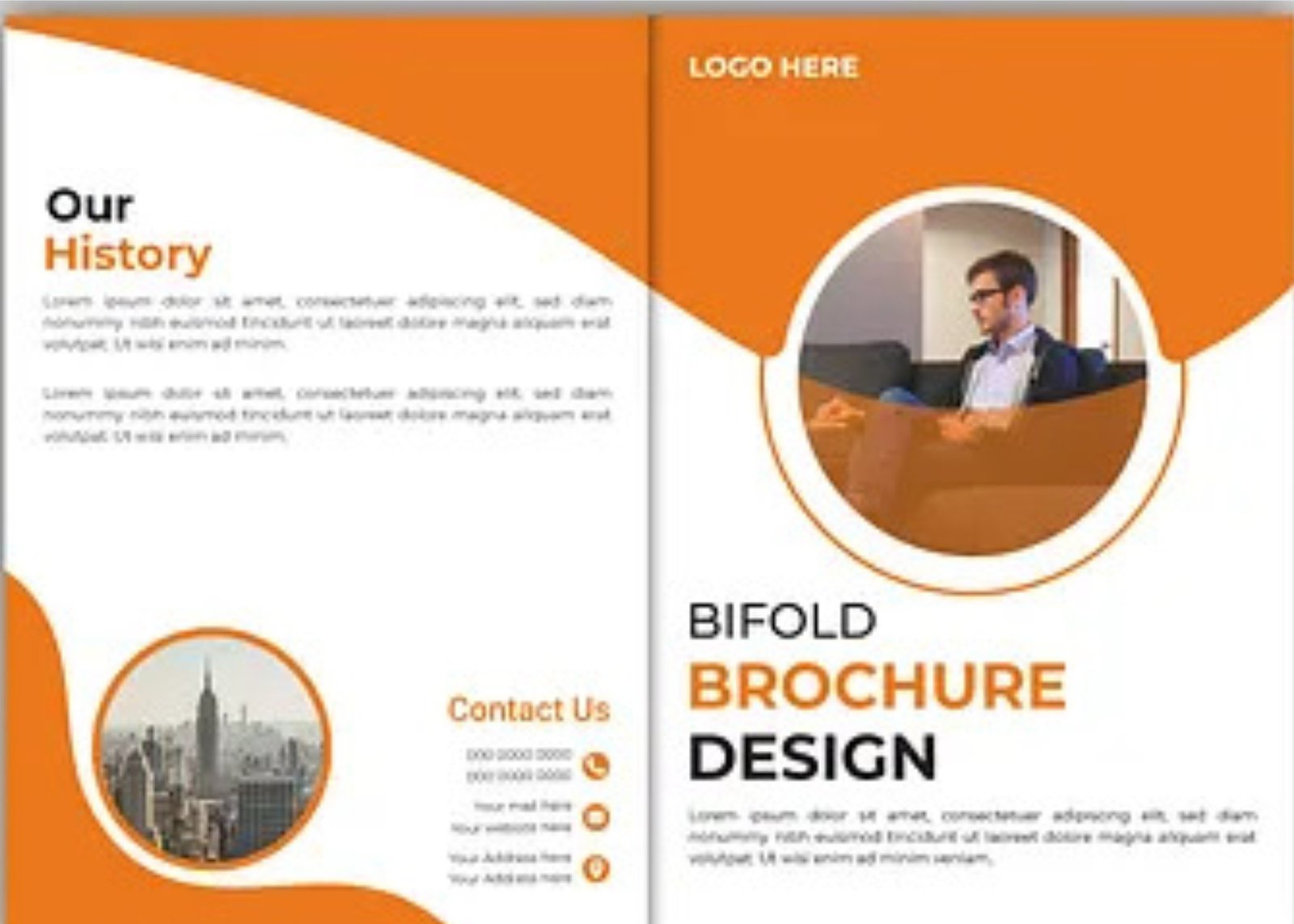 Half Fold Brochure